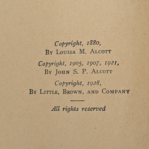 Jack and Jill by Louisa May Alcott (Vintage, Inscribed Edition), 1928. 🧒👦📖