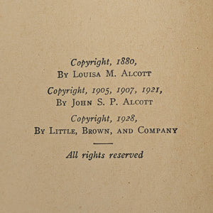Jack and Jill by Louisa May Alcott (Vintage, Inscribed Edition), 1928. 🧒👦📖