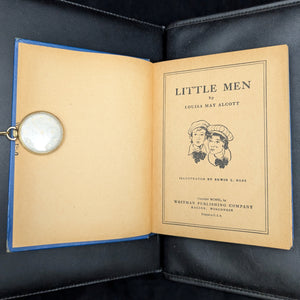 Little Men by Louisa May Alcott, Illustrated by Erwin L. Hess (Vintage, Inscribed Edition), 1940. 🏡👦🏻✨