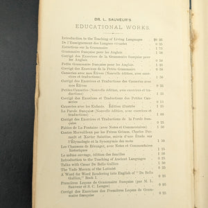 Causeries avec mes élèves by Lambert Sauveur (Antique Edition with School Stamp), 1891 🇫🇷📚🏫