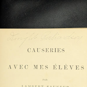 Causeries avec mes élèves by Lambert Sauveur (Antique Edition with School Stamp), 1891 🇫🇷📚🏫