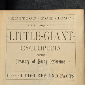 The Little Giant Cyclopedia by K. L. Armstrong (Rare Antique Edition), 1892 📚🔬💡