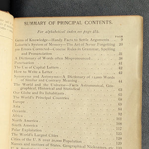 The Little Giant Cyclopedia by K. L. Armstrong (Rare Antique Edition), 1892 📚🔬💡