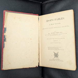 Aesop's Fables Illustrated by John Tenniel (Alta Edition), 1872. 🦊🐢📜