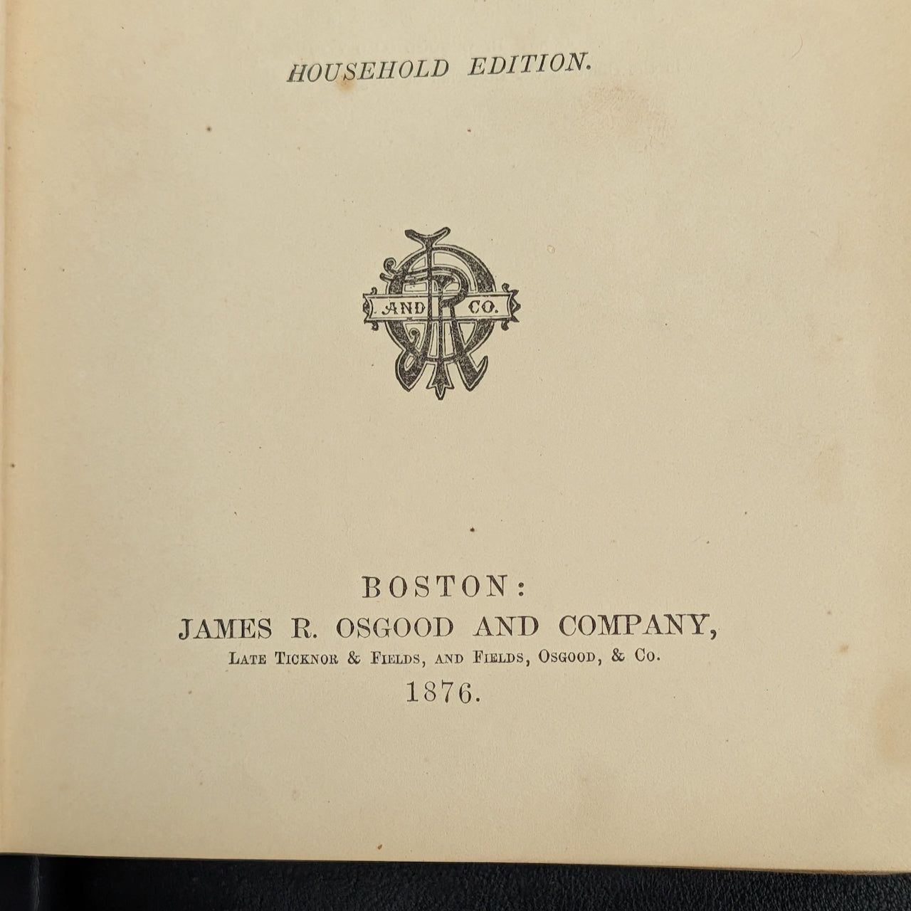 The Complete Poetical Works Of John Greenleaf Whittier, Household Edition, 1876