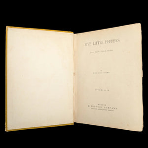Five Little Peppers and How They Grew by Margaret Sidney (First Edition, First Printing), 1880 ๐จโ๐ฉโ๐งโ๐ฆ๐๐๏ธ