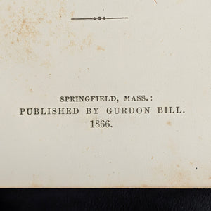 The Life of Abraham Lincoln by J.G. Holland (RARE, First Edition), 1866 🏛️📜🇺🇸