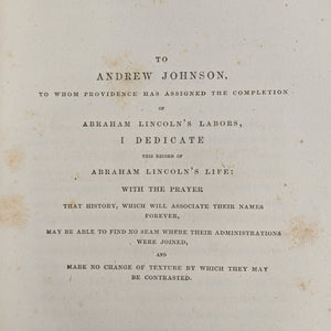 The Life of Abraham Lincoln by J.G. Holland (RARE, First Edition), 1866 🏛️📜🇺🇸