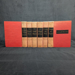The Second World War by Winston S. Churchill (RARE, Complete First American Edition, 6-Volume Set), 1948–1953 🏛️⚔️🎖️