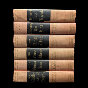 The Second World War by Winston S. Churchill (RARE, Complete First American Edition, 6-Volume Set), 1948–1953 🏛️⚔️🎖️