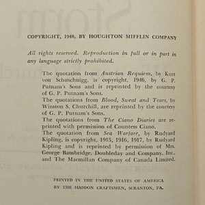 The Second World War by Winston S. Churchill (RARE, Complete First American Edition, 6-Volume Set), 1948–1953 🏛️⚔️🎖️