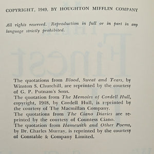 The Second World War by Winston S. Churchill (RARE, Complete First American Edition, 6-Volume Set), 1948–1953 🏛️⚔️🎖️