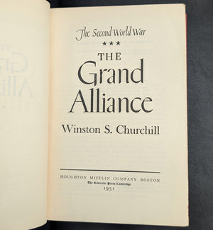 The Second World War by Winston S. Churchill (RARE, Complete First American Edition, 6-Volume Set), 1948–1953 🏛️⚔️🎖️