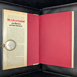 Audibles: My Life in Football by Joe Montana (First Edition), 1986 🏈📜🏆