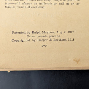 The Third Bubble Book by Ralph Mayhew and Burges Johnson (First Edition with Records), 1918 🎶🎯📖