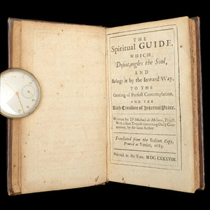 The Spiritual Guide by Michael de Molinos (Extremely Rare First English Edition), 1688 📖✝️🕊️