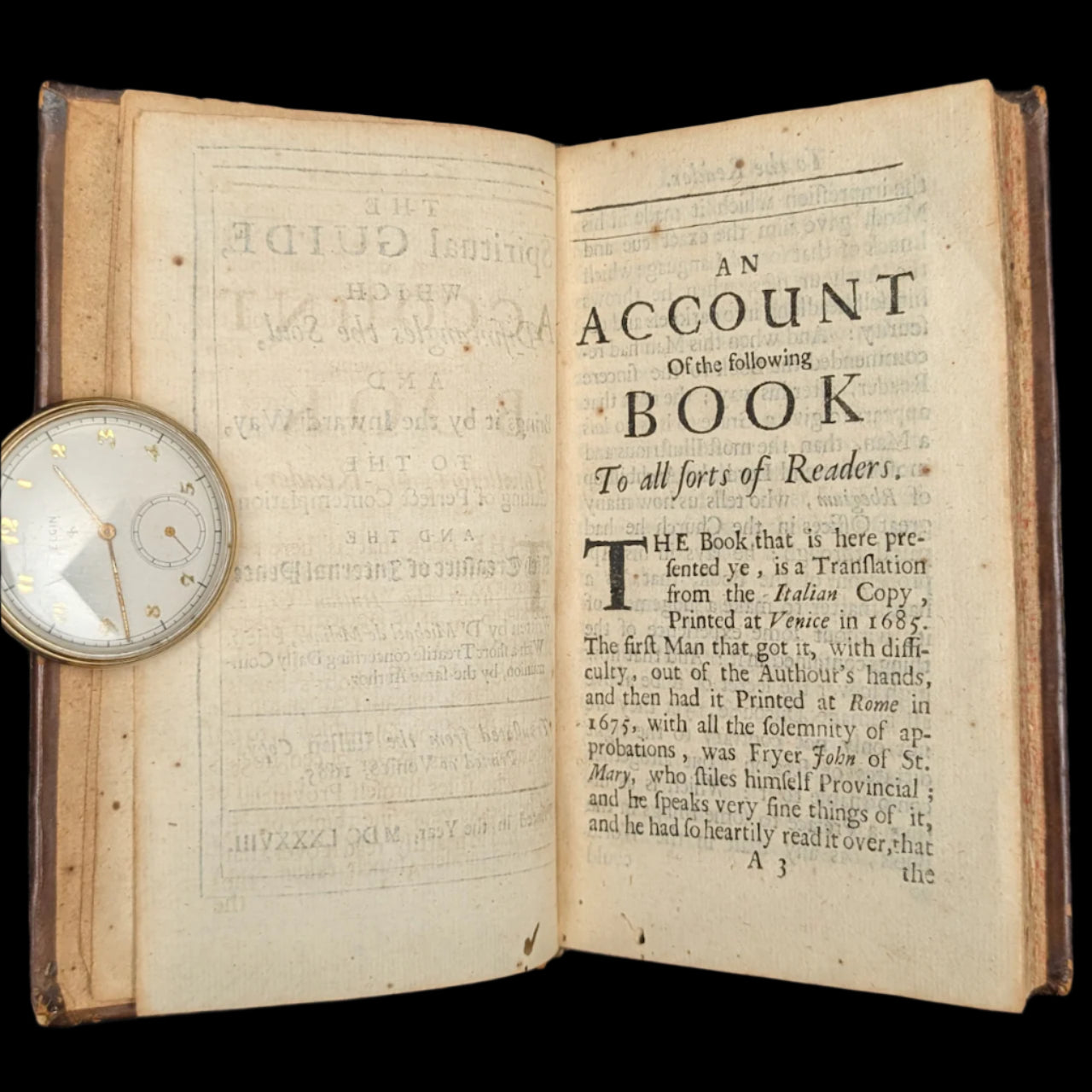 The Spiritual Guide by Michael de Molinos (Extremely Rare First English Edition), 1688 📖✝️🕊️