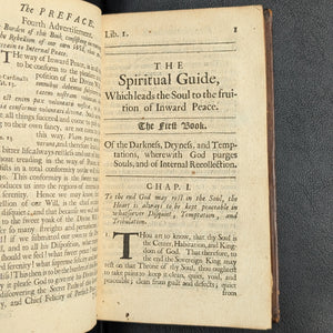 The Spiritual Guide by Michael de Molinos (Extremely Rare First English Edition), 1688 📖✝️🕊️