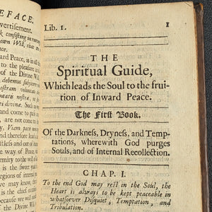 The Spiritual Guide by Michael de Molinos (Extremely Rare First English Edition), 1688 📖✝️🕊️