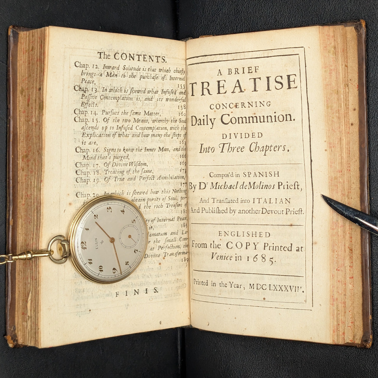 The Spiritual Guide by Michael de Molinos (Extremely Rare First English Edition), 1688 📖✝️🕊️