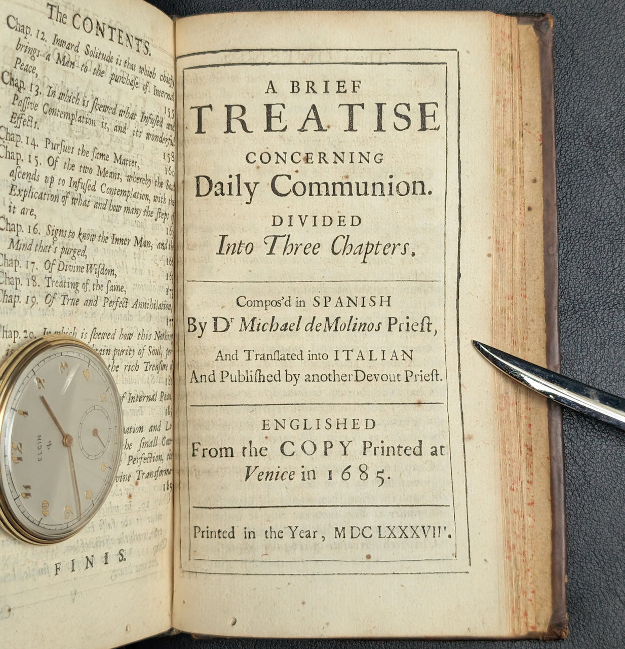 The Spiritual Guide by Michael de Molinos (Extremely Rare First English Edition), 1688 📖✝️🕊️