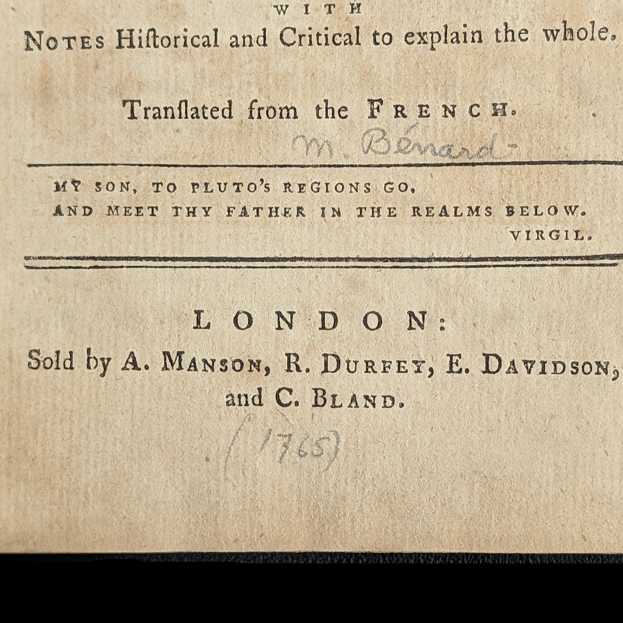 The Praise of Hell: Or, a View of the Infernal Regions (Extremely Rare, First English Edition), 1765 🔥👹📜