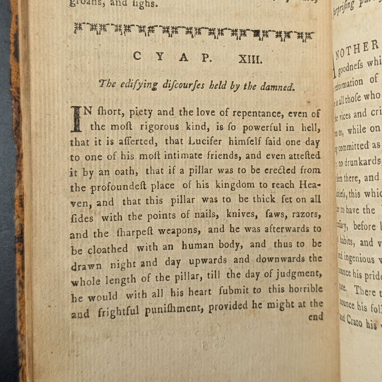The Praise of Hell: Or, a View of the Infernal Regions (Extremely Rare, First English Edition), 1765 🔥👹📜