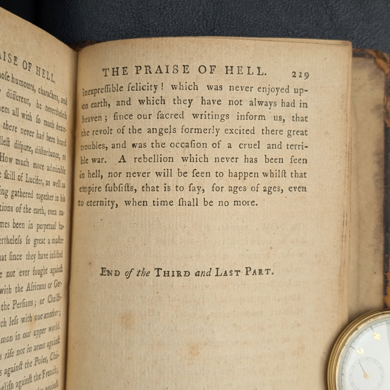 The Praise of Hell: Or, a View of the Infernal Regions (Extremely Rare, First English Edition), 1765 🔥👹📜
