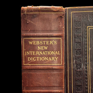 Webster's New International Dictionary by G. & C. Merriam Co. (RARE India Paper Edition), 1915 🕰️ 📜📚