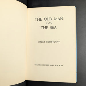 The Old Man and the Sea by Ernest Hemingway (Eighth Printing, 1963), 1952 📜🎣