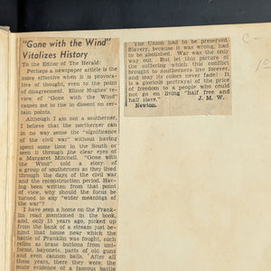 Gone with the Wind by Margaret Mitchell (Fifth Printing, July 1936), First Edition State 🏛️📜🇺🇸