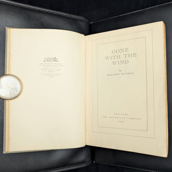 Gone with the Wind by Margaret Mitchell (Fifth Printing, July 1936), First Edition State 🏛️📜🇺🇸
