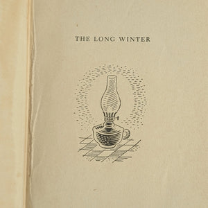 The Long Winter by Laura Ingalls Wilder (Early 1940 Printing), Newbery Honor 📜❄️🚂