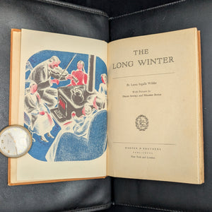 The Long Winter by Laura Ingalls Wilder (Early 1940 Printing), Newbery Honor 📜❄️🚂