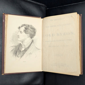 Lord Byron’s Poems and Dramas (Victorian Decorative Binding), Belford, Clarke & Co. 1887 📖⚜️🥀