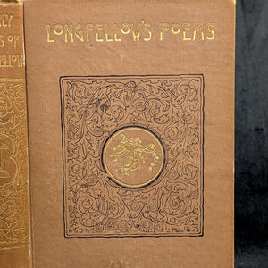 The Early Poems of Henry Wadsworth Longfellow (Aesthetic Binding), 1890 📜🇺🇸🎄