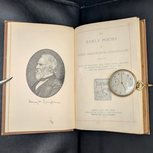 The Early Poems of Henry Wadsworth Longfellow (Aesthetic Binding), 1890 📜🇺🇸🎄