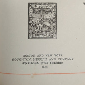 The Early Poems of Henry Wadsworth Longfellow (Aesthetic Binding), 1890 📜🇺🇸🎄