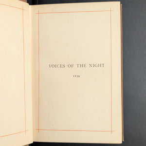 The Early Poems of Henry Wadsworth Longfellow (Aesthetic Binding), 1890 📜🇺🇸🎄