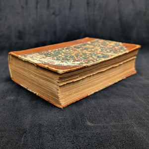 The Old Curiosity Shop and Hard Times by Charles Dickens (Leather and Marbled Paper), c. 1890 📜🇬🇧🕰️