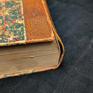 The Old Curiosity Shop and Hard Times by Charles Dickens (Leather and Marbled Paper), c. 1890 📜🇬🇧🕰️