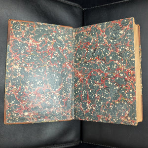 The Old Curiosity Shop and Hard Times by Charles Dickens (Leather and Marbled Paper), c. 1890 📜🇬🇧🕰️