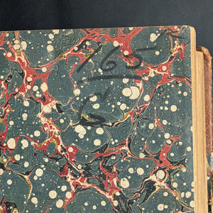 The Old Curiosity Shop and Hard Times by Charles Dickens (Leather and Marbled Paper), c. 1890 📜🇬🇧🕰️