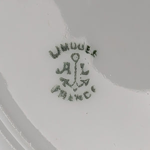 Antique Limoges Covered Butter Dish – A. Lanternier & Co. Mark, Hand-Painted Floral & Gilt (France), c. 1895 🇫🇷👑✨