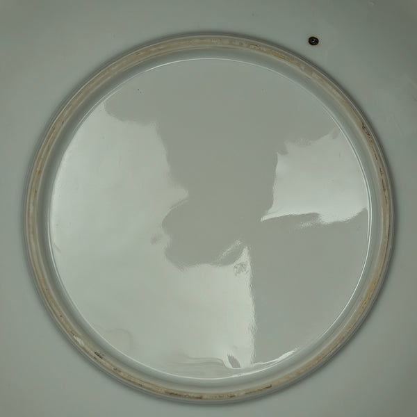 Antique Hand-Painted Nippon Dish – Iridescent Shell Form, Rose Motif & Gilt Handle (Japan), c. 1915 🌸👑🇯🇵