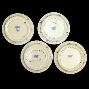 Hand-Painted Zimbabwean Safari Plates – Penzo Pottery, Signed by Artists (c. 2007) 🐘🎨🇿🇼