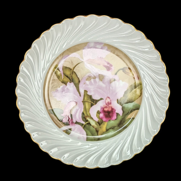 Hand-Painted Commemorative Plate Set – Haviland Limoges for D.A.R. "A Legacy Preserved" (c. 1982) 🌸⚜️🇫🇷