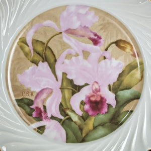 Hand-Painted Commemorative Plate Set – Haviland Limoges for D.A.R. "A Legacy Preserved" (c. 1982) 🌸⚜️🇫🇷