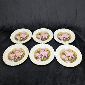 Hand-Painted Commemorative Plate Set – Haviland Limoges for D.A.R. "A Legacy Preserved" (c. 1982) 🌸⚜️🇫🇷