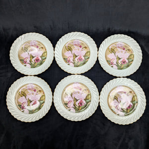 Hand-Painted Commemorative Plate Set – Haviland Limoges for D.A.R. "A Legacy Preserved" (c. 1982) 🌸⚜️🇫🇷